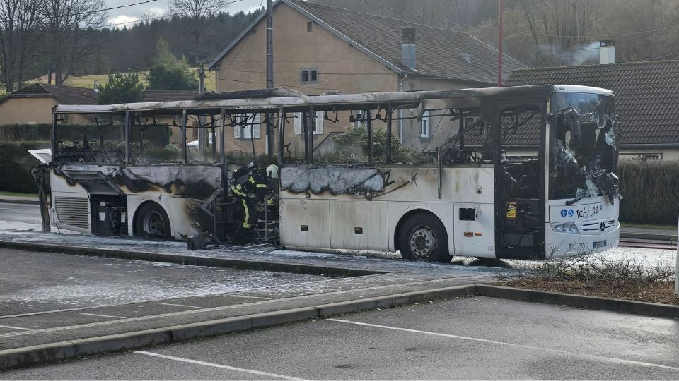 Incendie d’un autocar sur la ligne Saint-Dié - Gérardmer : des actes de vandalisme en cause