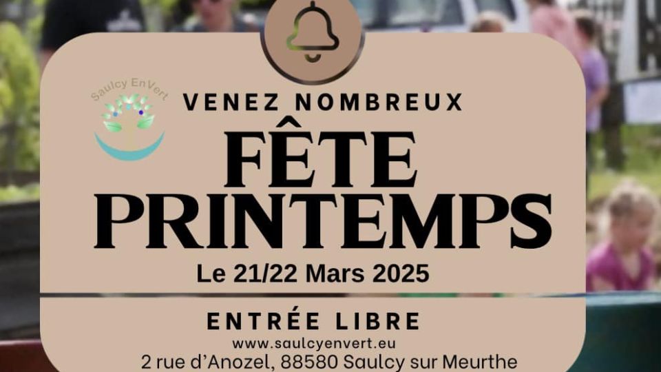 Saulcy EnVert célèbre le printemps avec un week-end festif et engagé