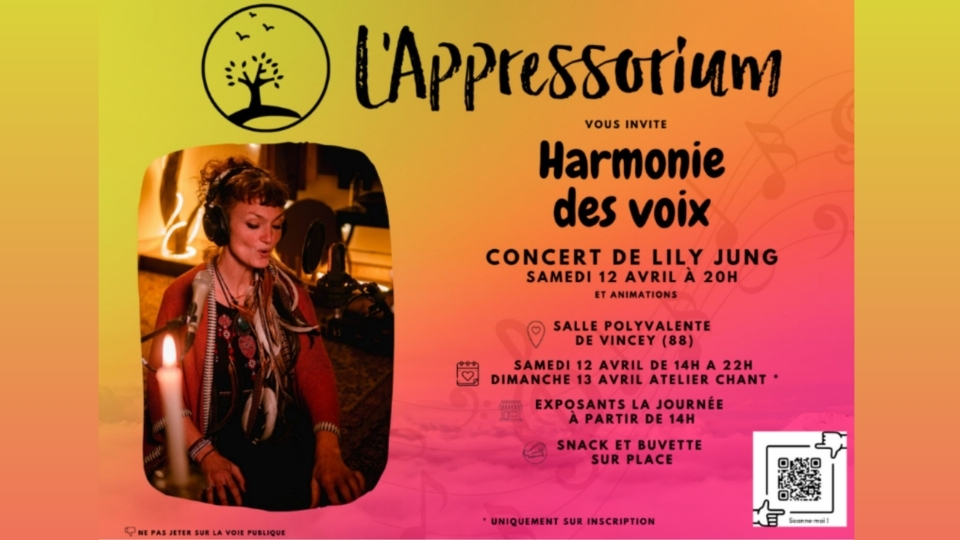 Bien-être, artisanat et musique à Vincey le 12 et 13 avril