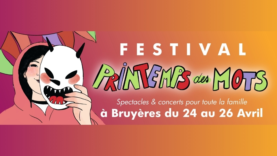 Le Printemps des Mots revient à Bruyères du 24 au 26 avril