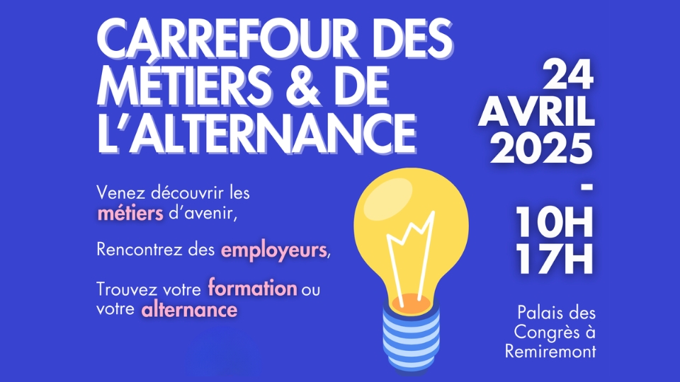 Carrefour des Métiers, Formations et Alternance : cap sur l’avenir à Remiremont