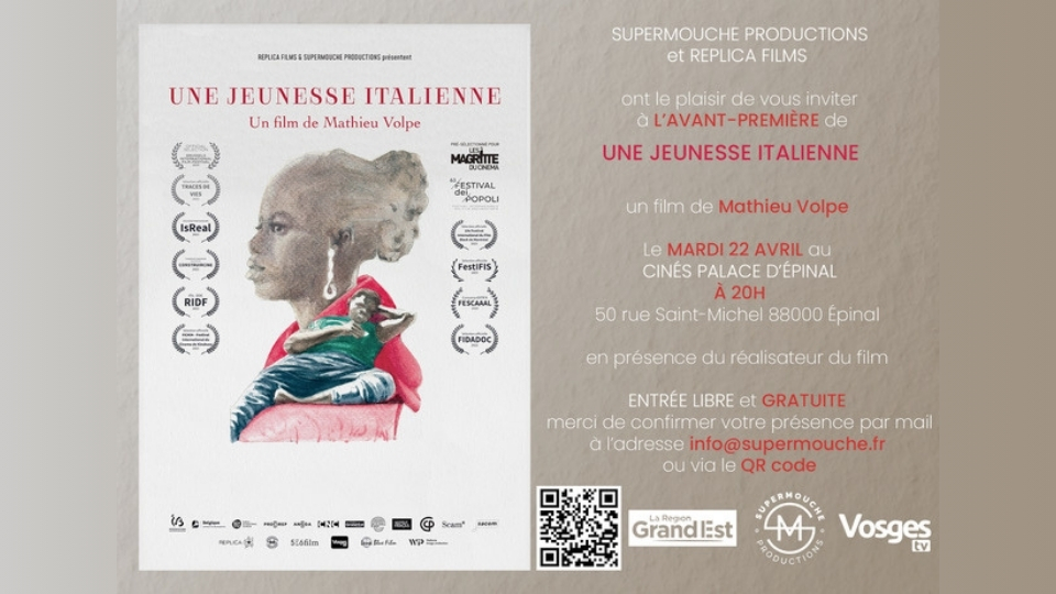 Une jeunesse italienne : avant-première à Épinal en présence du réalisateur