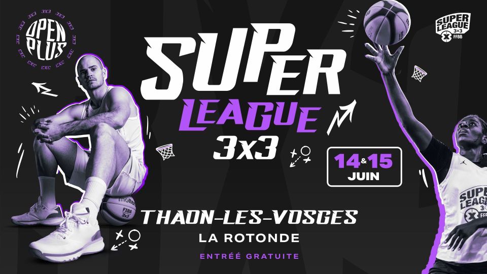 Le basket 3x3 en fête à Thaon-les-Vosges du 12 au 15 juin !