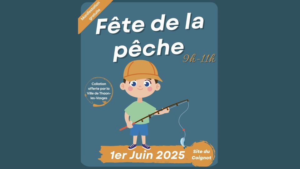 Dimanche 1er juin : Fête de la pêche à Thaon-les-Vosges