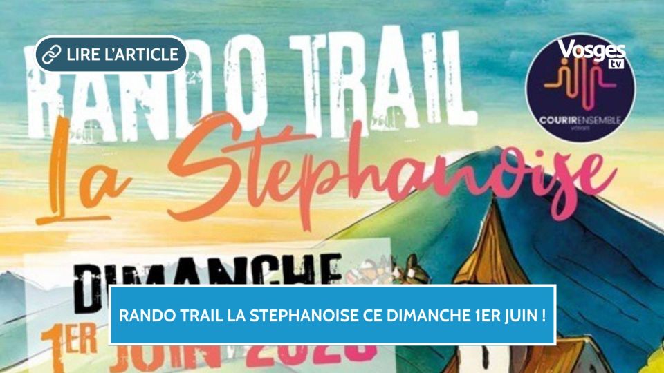 Rando trail La Stéphanoise ce dimanche 1er juin ! 