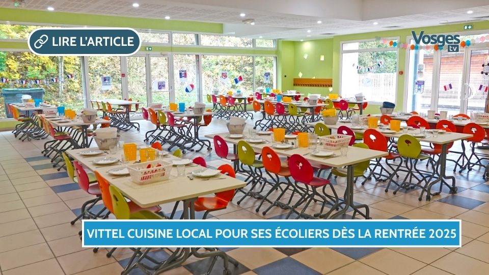 Restauration scolaire à Vittel : un virage local et ambitieux dès la rentrée 2025