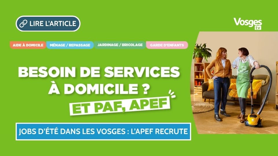 L’APEF recrute dans les Vosges : des jobs d’été et des carrières dans les services à la personne