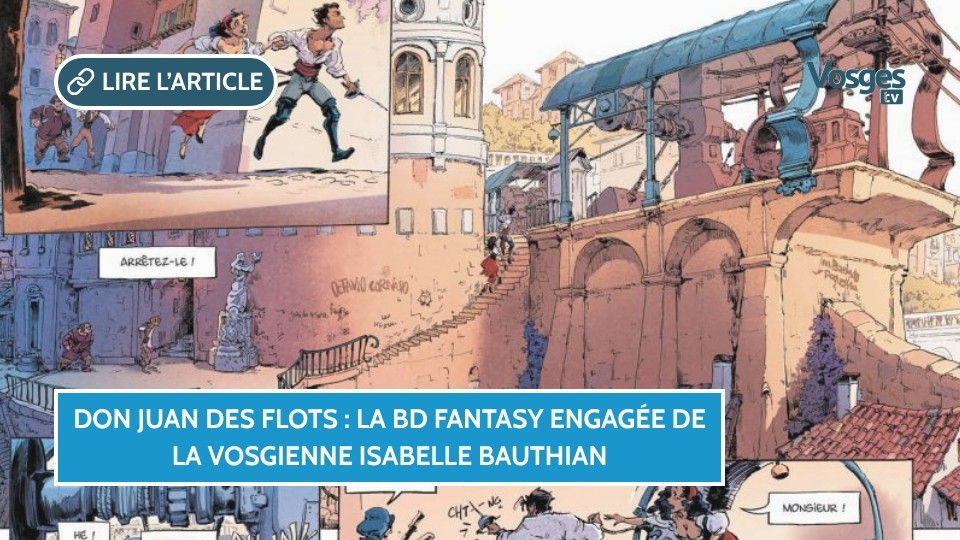 Don Juan des Flots : la BD fantasy engagée de la vosgienne Isabelle Bauthian