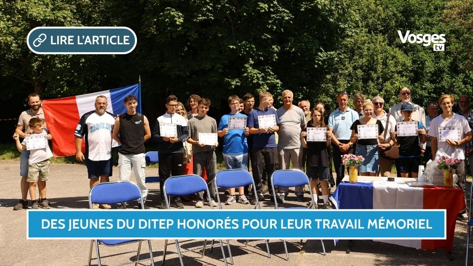 Des jeunes du DITEP honorés pour leur travail mémoriel