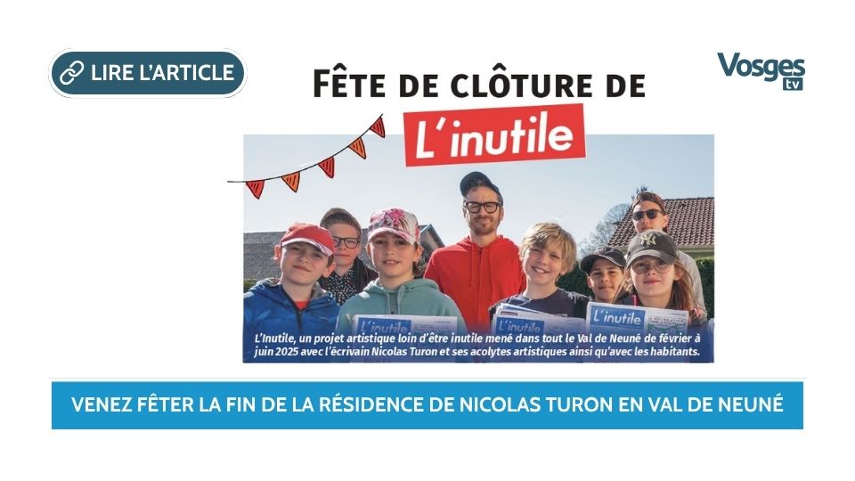 Clap de fin festif pour la résidence de Nicolas Turon en Val de Neuné
