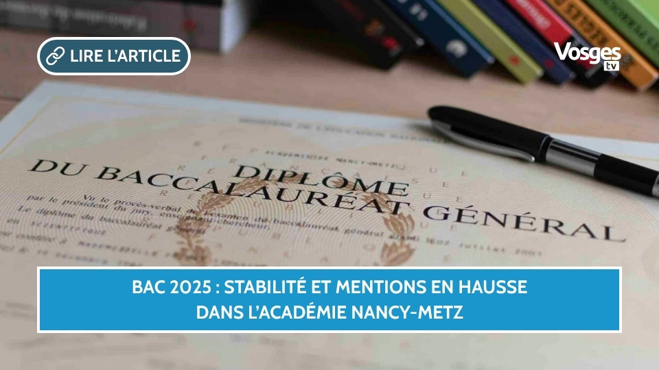 Baccalauréat 2025 : des résultats stables pour les lycéens de l’académie de Nancy-Metz