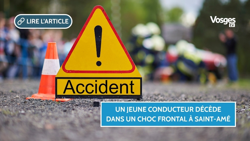 Un jeune conducteur décède dans un choc frontal à Saint-Amé