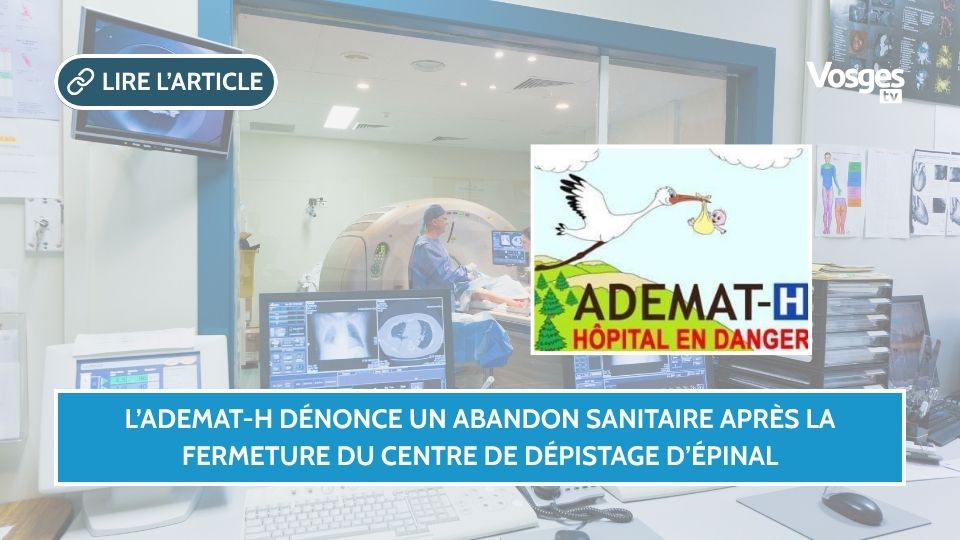L’ADEMAT-H dénonce un abandon sanitaire après la fermeture du centre de dépistage d’Épinal