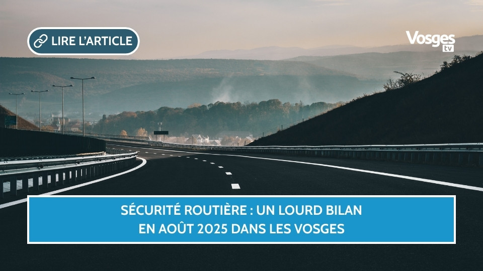 Sécurité routière : un lourd bilan en août 2025 dans les Vosges