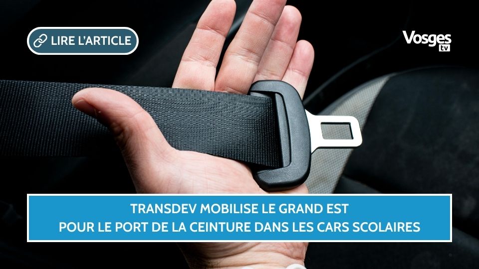 Transdev mobilise le Grand Est pour le port de la ceinture dans les cars scolaires