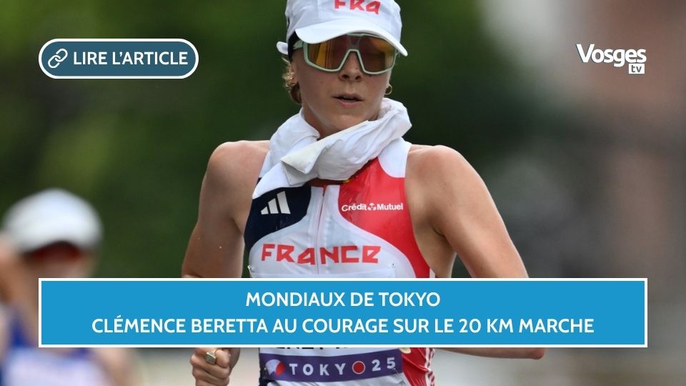 Mondiaux de Tokyo : Clémence Beretta au courage sur le 20 km marche