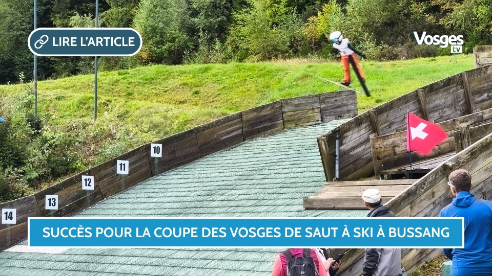 Succès pour la Coupe des Vosges de saut à ski à Bussang