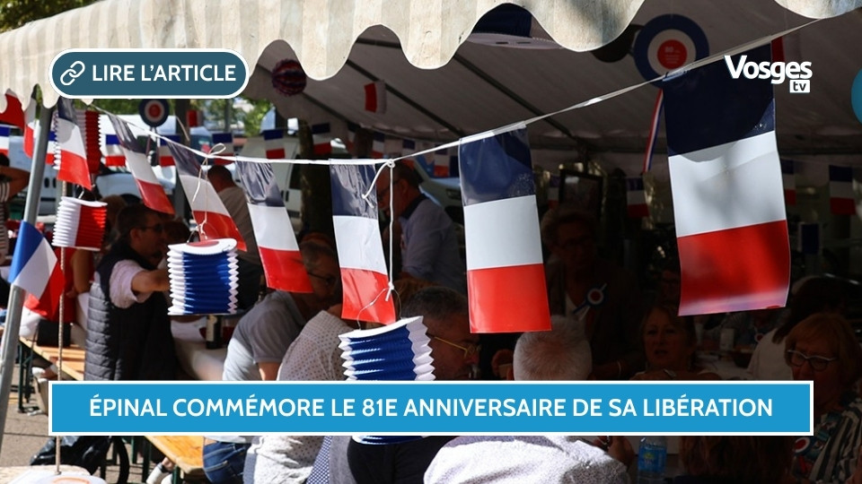 Épinal commémore le 81e anniversaire de sa Libération