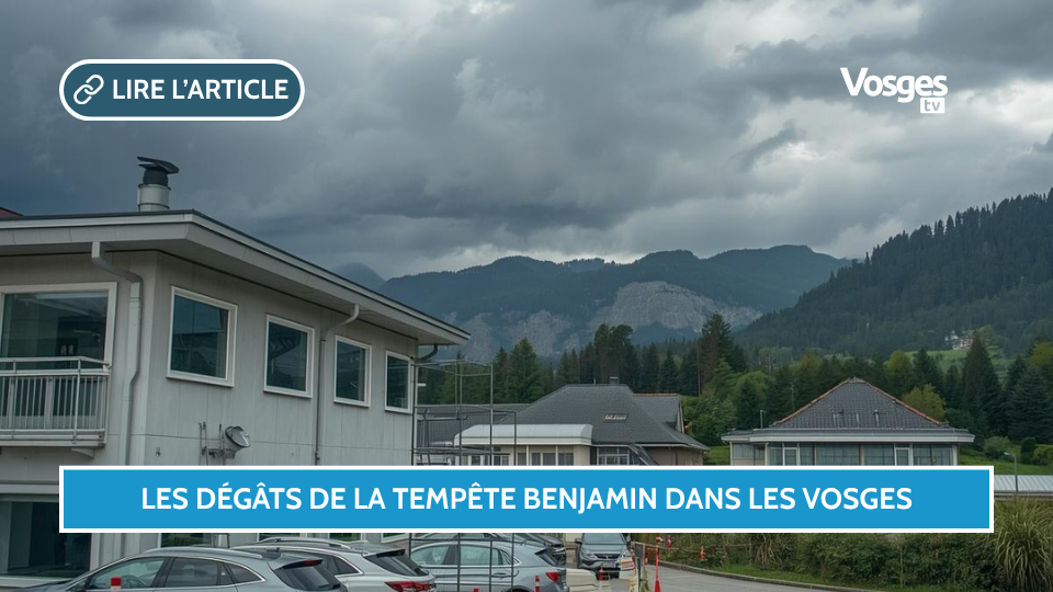 La tempête Benjamin provoque des dégâts dans les Vosges