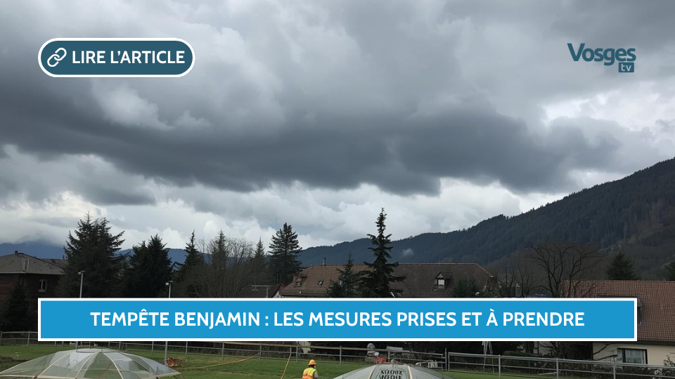 Tempête « Benjamin » : les Vosges en vigilance