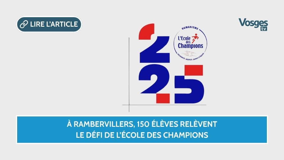 À Rambervillers, 150 élèves relèvent le défi de l’École des Champions
