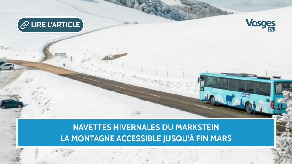 Navettes hivernales du Markstein, la montagne accessible jusqu’à fin mars