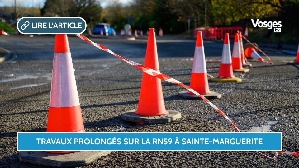 Travaux prolongés sur la RN59 à Sainte-Marguerite
