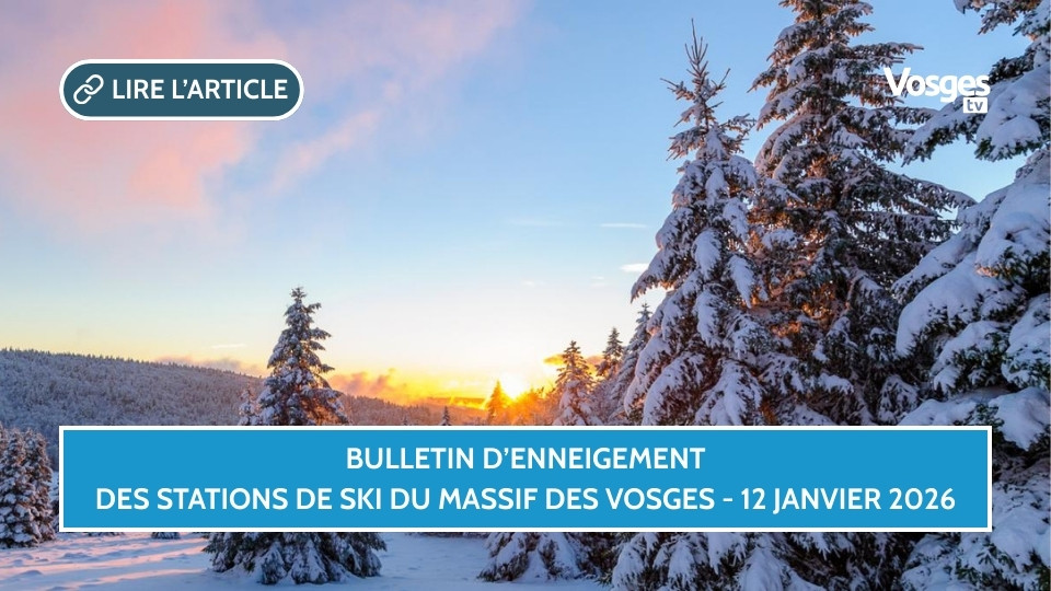 Bulletin d’enneigement des stations de ski du Massif des Vosges - 12 janvier