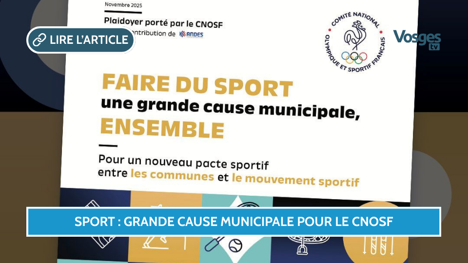 Sport : Grande Cause municipale pour le CNOSF