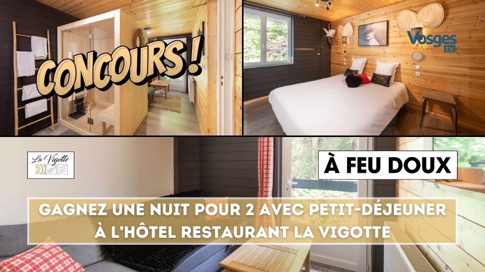 Jeu concours - Gagnez une nuit pour deux avec petit-déjeuner à La Vigotte