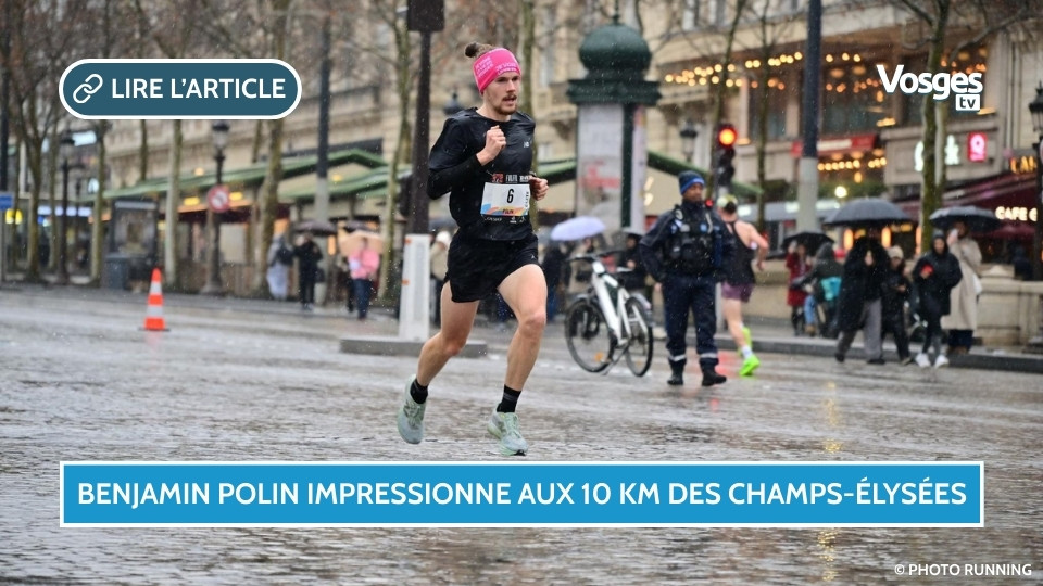 Benjamin Polin impressionne aux 10 km des Champs-Élysées