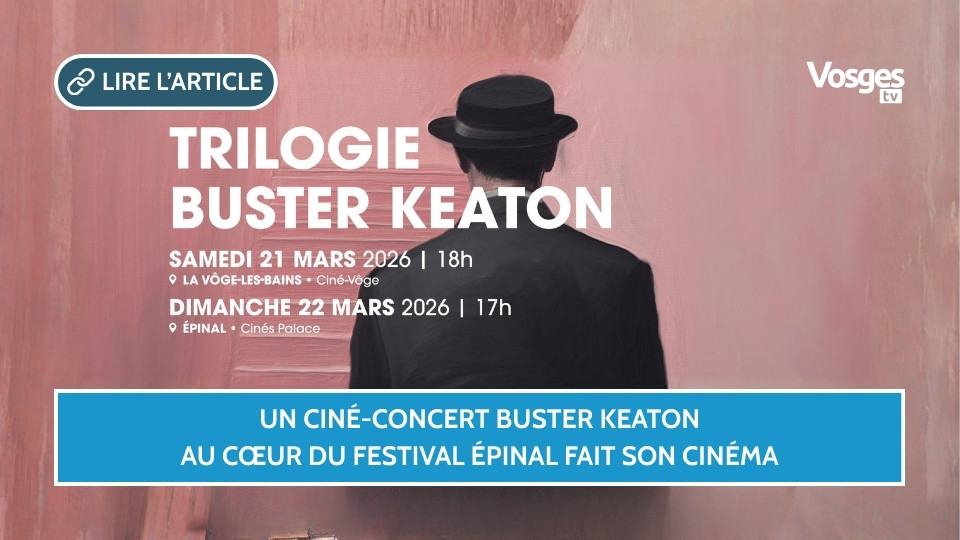 Un ciné-concert Buster Keaton au cœur du festival Épinal fait son cinéma
