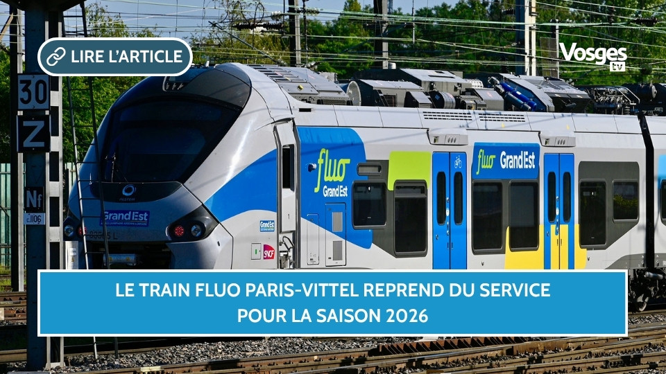 Le train Fluo Paris-Vittel reprend du service pour la saison 2026