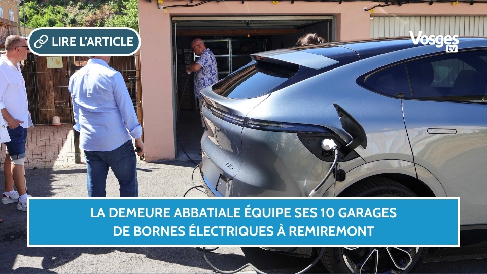 La Demeure Abbatiale équipe ses 10 garages de bornes électriques à Remiremont
