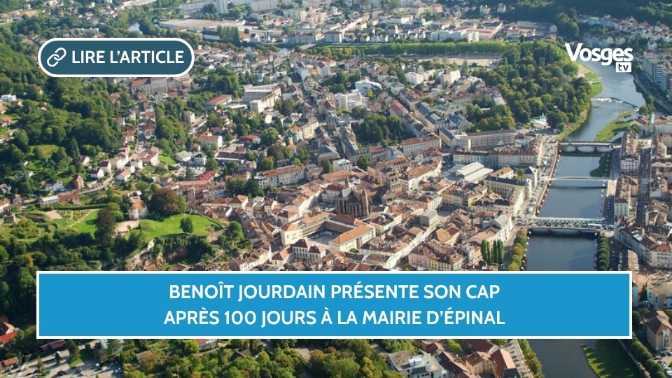 Épinal : Benoît Jourdain présente son cap après 100 jours à la mairie