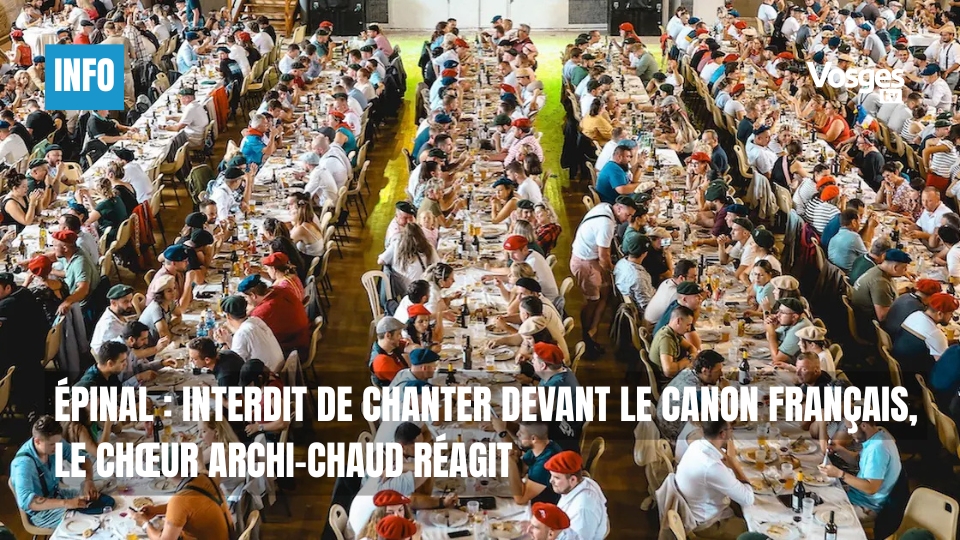 Épinal : interdit de chanter devant le Canon Français, le Chœur Archi-Chaud réagit