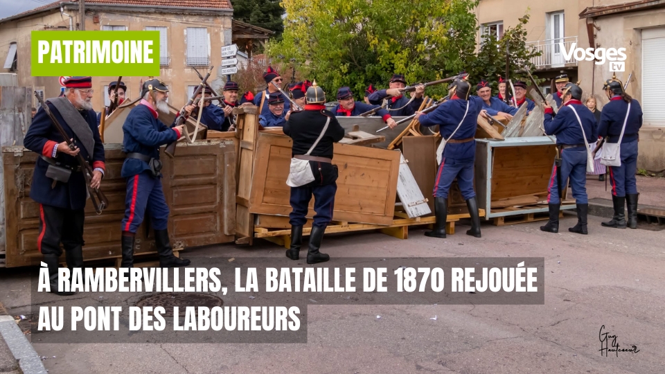 À Rambervillers, la bataille de 1870 rejouée au Pont des Laboureurs