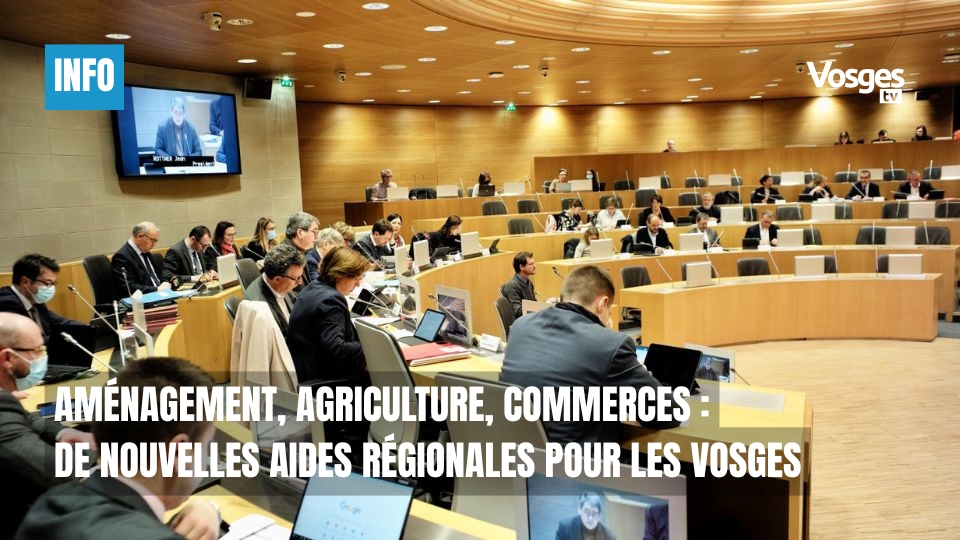 Aménagement, agriculture, commerces : de nouvelles aides régionales pour les Vosges
